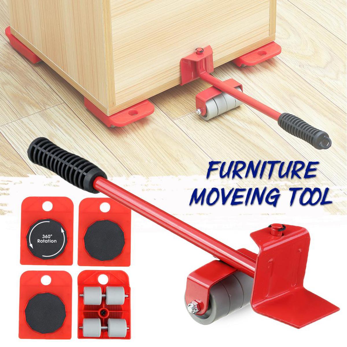 Picture of Furniture Mover Roller Lift Wheel Bar for Lifting Moving