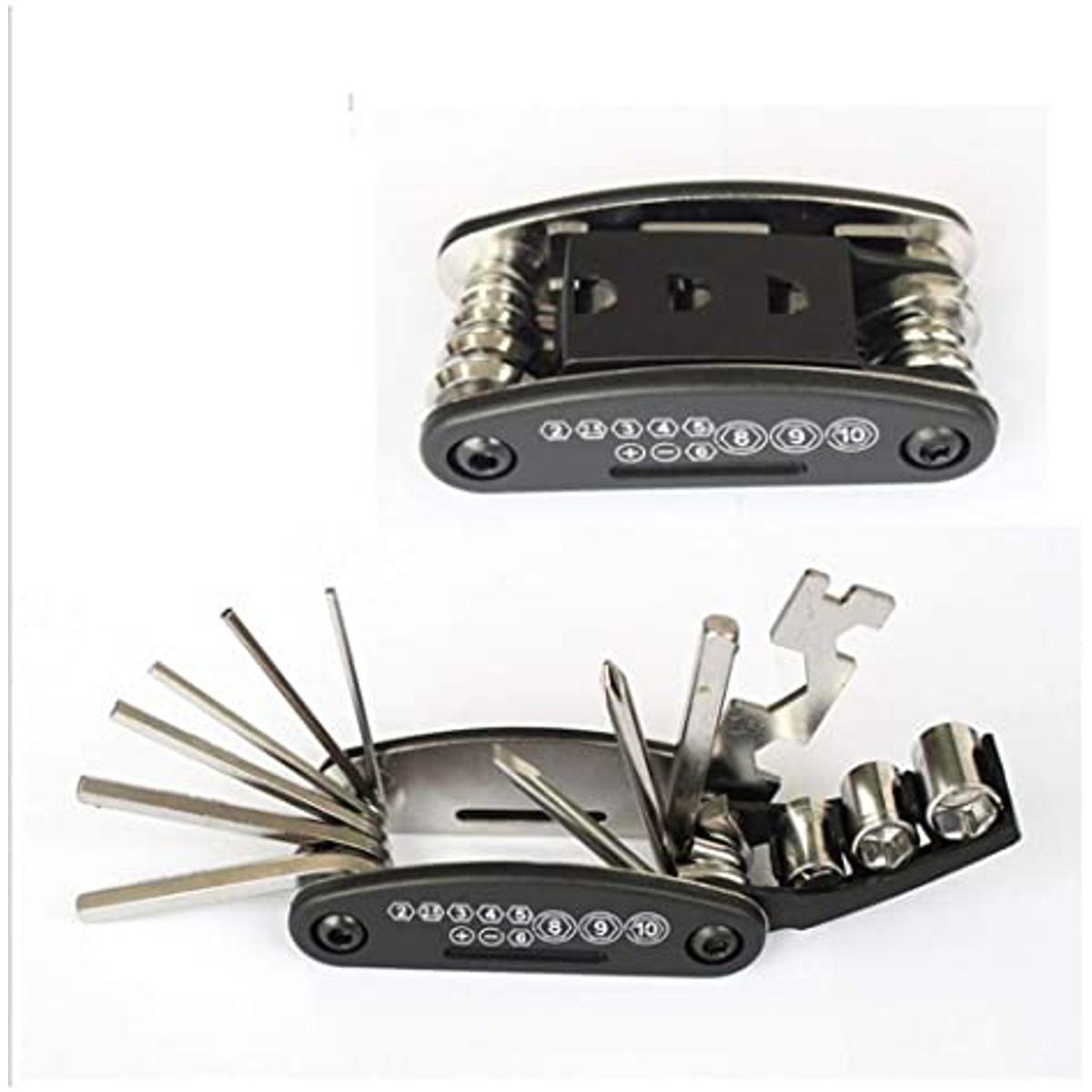 Picture of Cycle Repair Kit Multi Tool Repair Bicycle Tool Kit 16 in 1