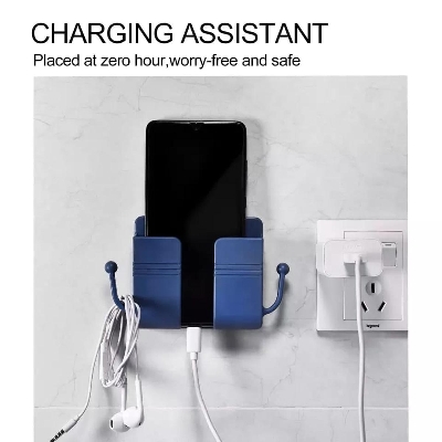 Picture of Multi-function Wall Mounted Organizer Holder, Storage Box, Remote Control, Mobile Phone Plug