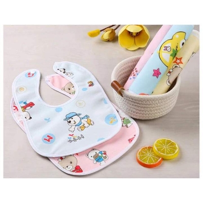 Picture of 1 Pcs Baby Bibs Apron for Baby boy and Girl Multicolor