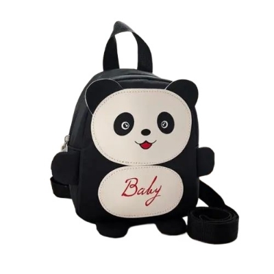 Picture of Nylon Animal Children Backpacks Kids Preschool Bags Cartoon Panda Book Bags for Baby Girl Boy Anti Lost Backpack for Kids