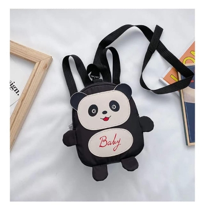 Picture of Nylon Animal Children Backpacks Kids Preschool Bags Cartoon Panda Book Bags for Baby Girl Boy Anti Lost Backpack for Kids