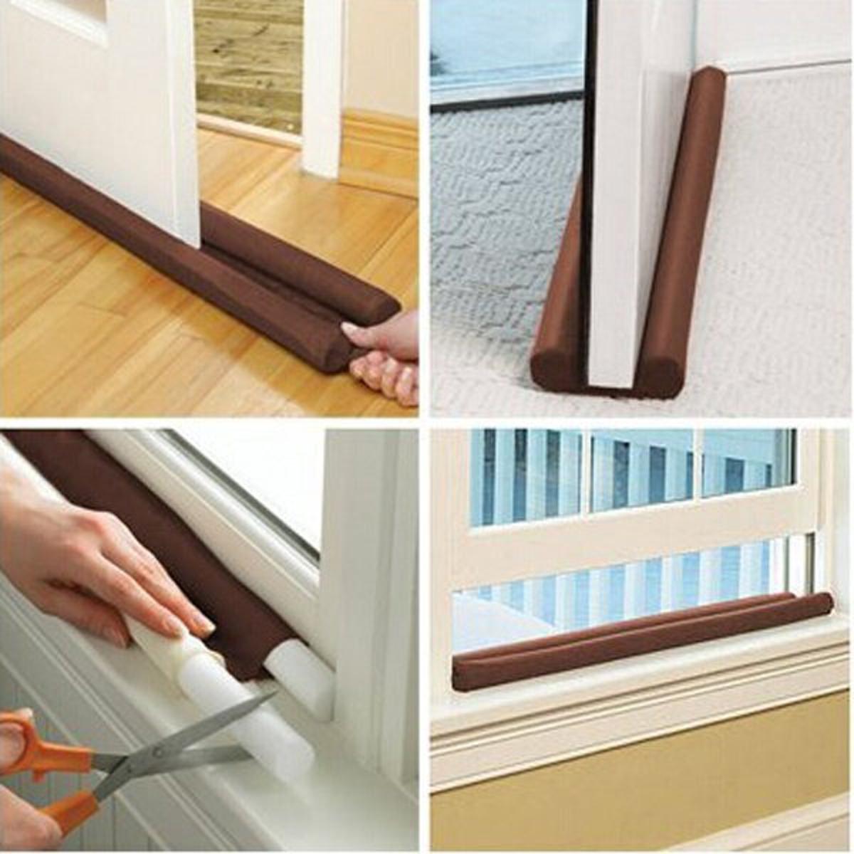 Picture of Flexible door bottom sealing strip, soundproof noise-reducing door bottom strip (267319041) - 267319041