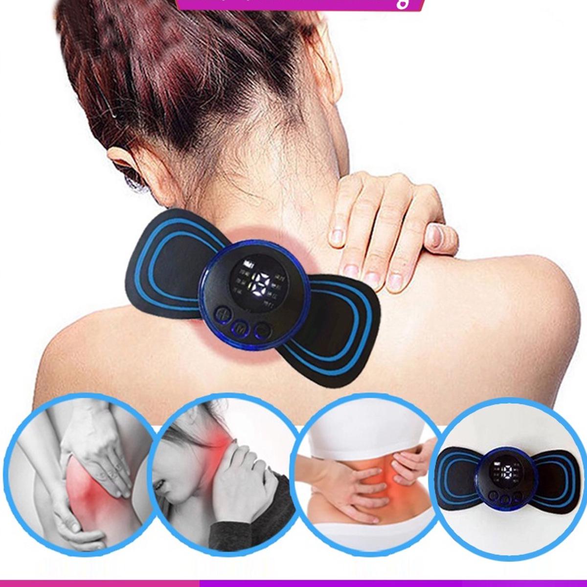 Picture of Mini Massager | Rechargeable Shoulder and Neck Massager Pain Relief Neck Massager Muscle Massage Machine for Muscles, Back, Tendonitis, Deep Tissue Back Massager for Pain Relief With 1 pads