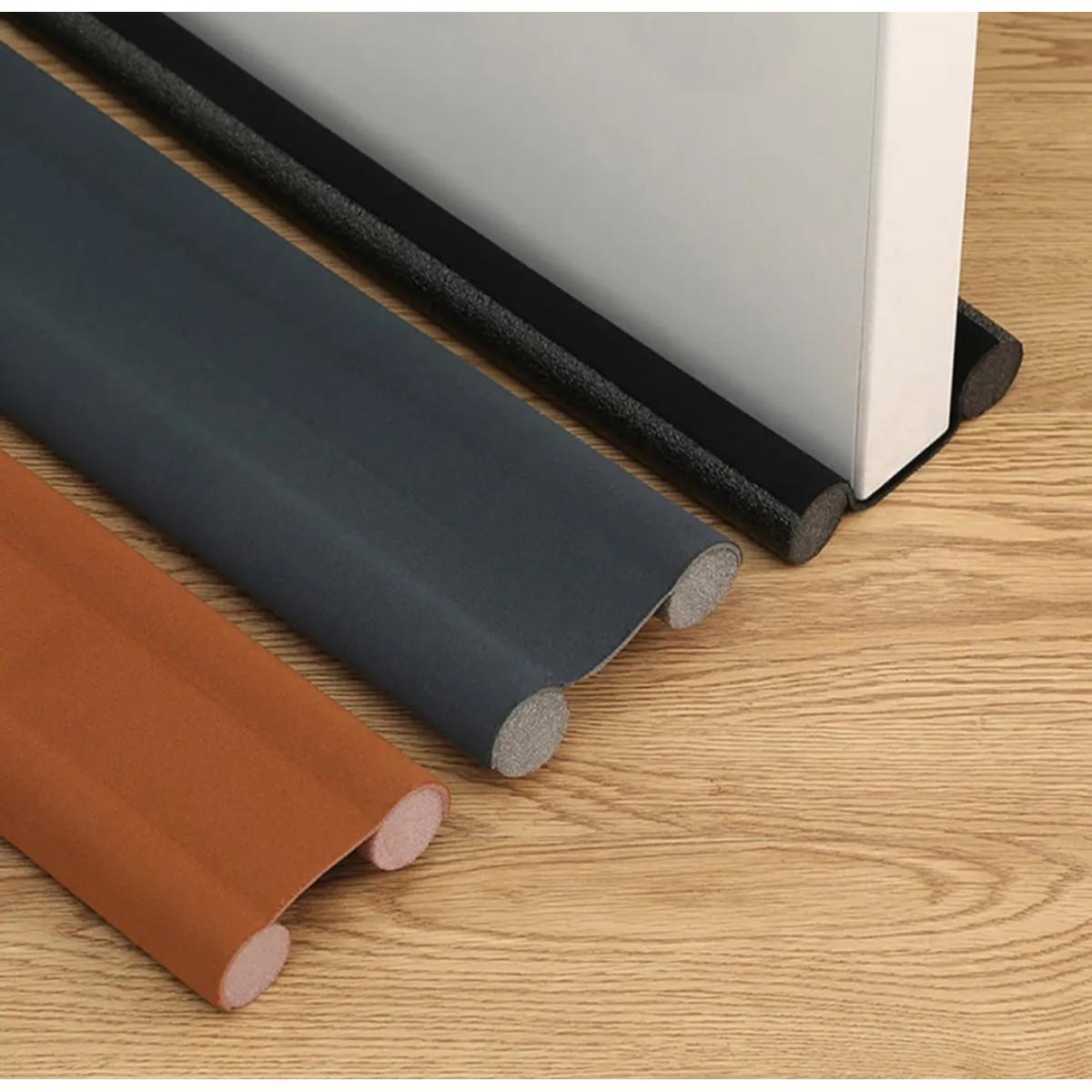 Picture of Flexible door bottom sealing strip soundproof noise reduction under door Muticolor 1pcs