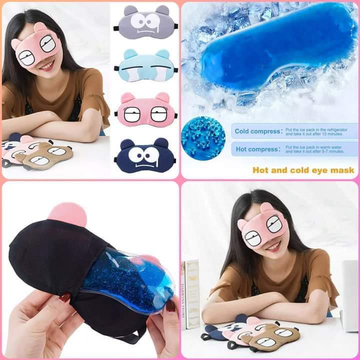 Picture of 1PCS Cold Eye Mask Eye Care Summer Essential Beauty Fatigue Relief Cooling Mask Dark Circles Remove Eye Pad Eyes Masks