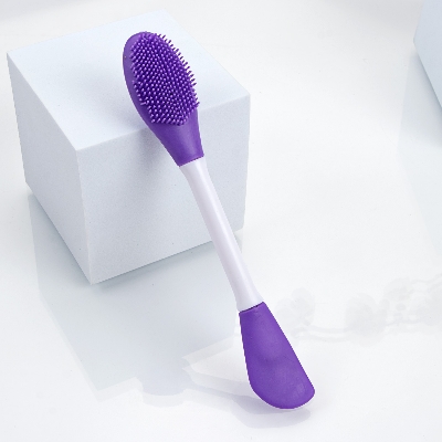 Picture of 1pc Facial Mask Brush Silicone Facial Mask DIY Brush Soft Fashion Beauty Women's Skin Care Home Makeup Tools Nose Brush