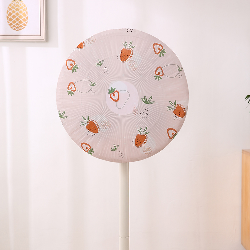 Picture of Rounded Electric Fan Protective Cover Anti-pollution Floor Electric Fan Dust Cover Fan Cover Size 45 Cm -multicolor