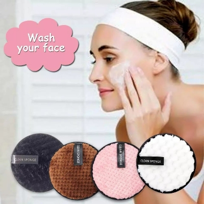 Picture of Face cleaning Make up  Remover Puff 1pcs