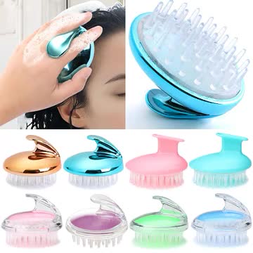 Picture of Silicone hair wash brush for household scalp cleaning, Shampoo Brush,anti itching shampoo, hair comb, anti itching massage
