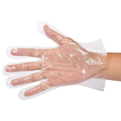 Picture of Disposable Gloves Latex Free Food Service Handling Prep Poly Gloves