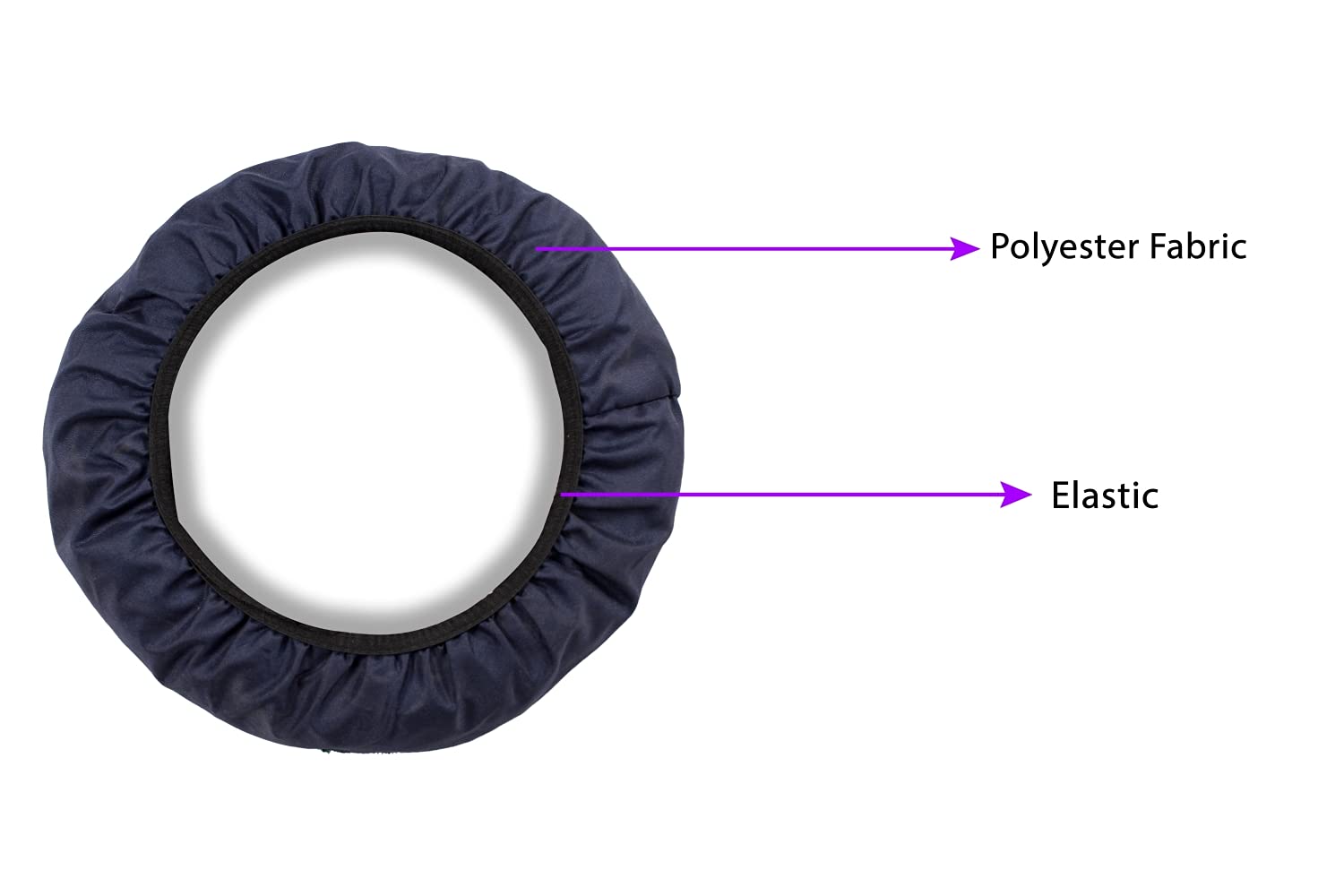 Picture of The Furnishing Tree Ceiling Fan Cover with attachable end closure Dustproof Polyester Three Blade Set of 1 Fan Cover