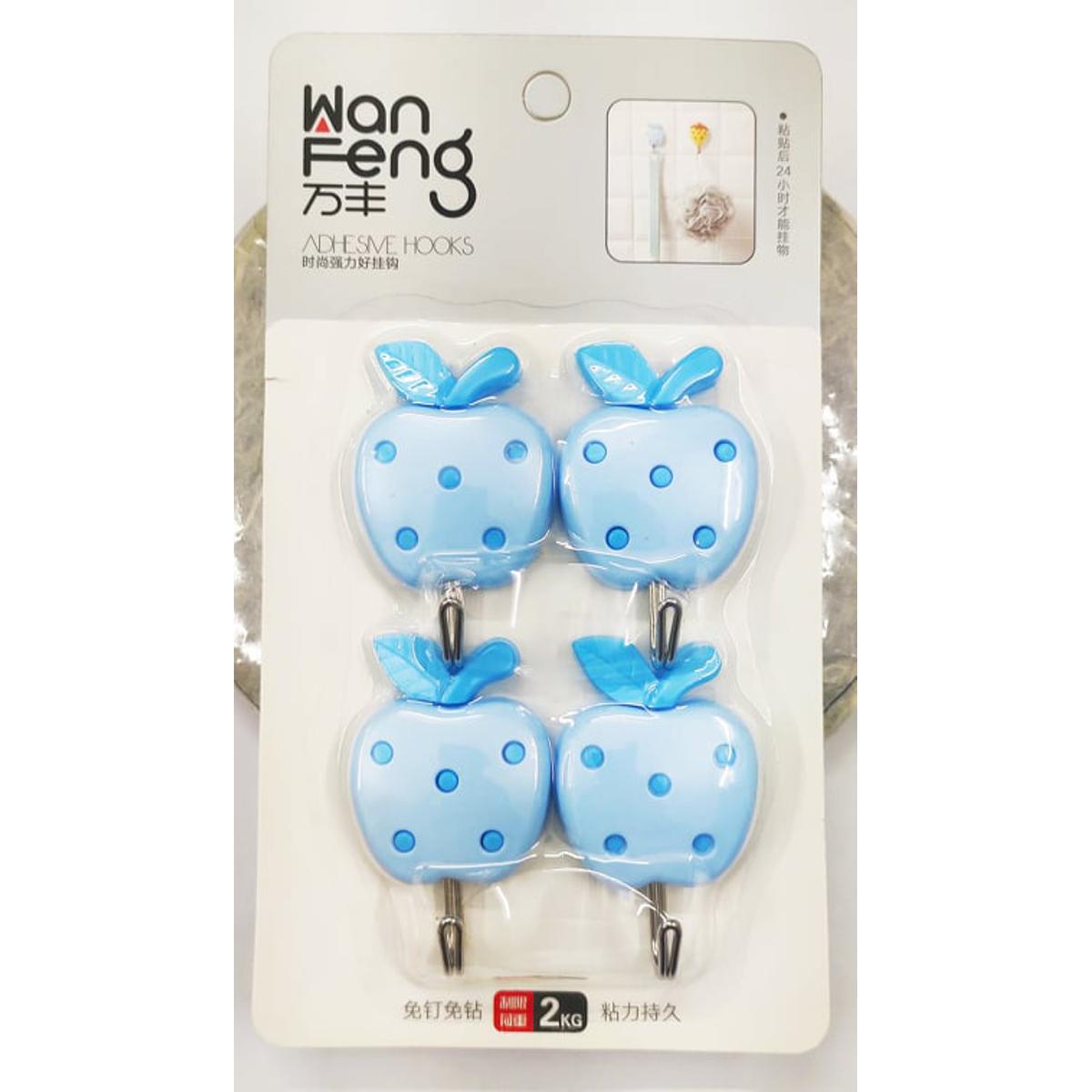 Picture of Wall Hook For Home Decor 4 pcs set - Blue