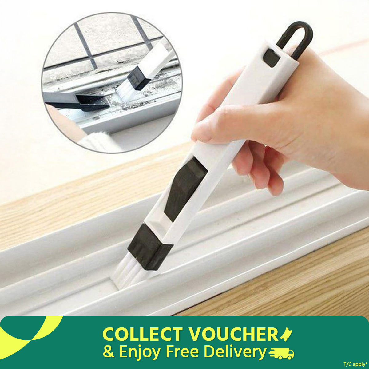 Picture of Multipurpose Window Door Keyboard Cleaning Brush Cleaner+Dustpan 2 In 1 Tool