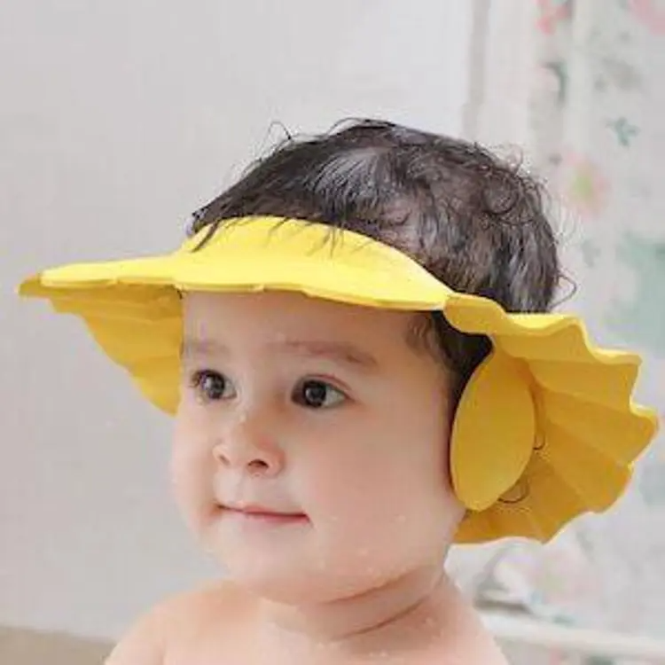 Picture of Children'S Ear Protection Bath Shower Cap-1 Pice-Vertical Color