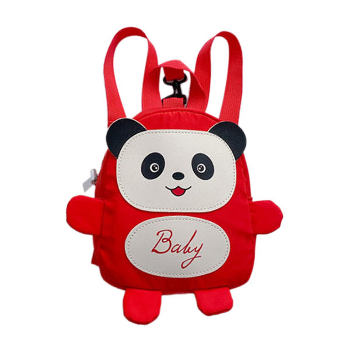 Picture of Nylon Animal Children Backpacks Kids Preschool Bags Cartoon Panda Book Bags for Baby Girl Boy Anti Lost Backpack for Kids