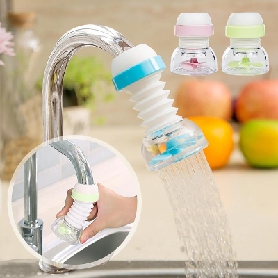 Picture of 360 Rotation Kitchen Sink Faucet Extender Spouts Sprayers Shower Tap Water Purifier Nozzle Purifier Bubbler Water Saving Filter