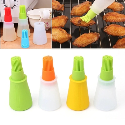 Picture of 1 Pc Silicone Barbecue Brush Bottle BBQ Honey Oil Basting Cooking Kitchen Tool