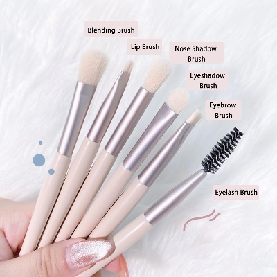 Picture of Makeup brush foundation brush cosmetic set kit tools eyeshadow blush makeup brushes - 8 pcs (285268664)
