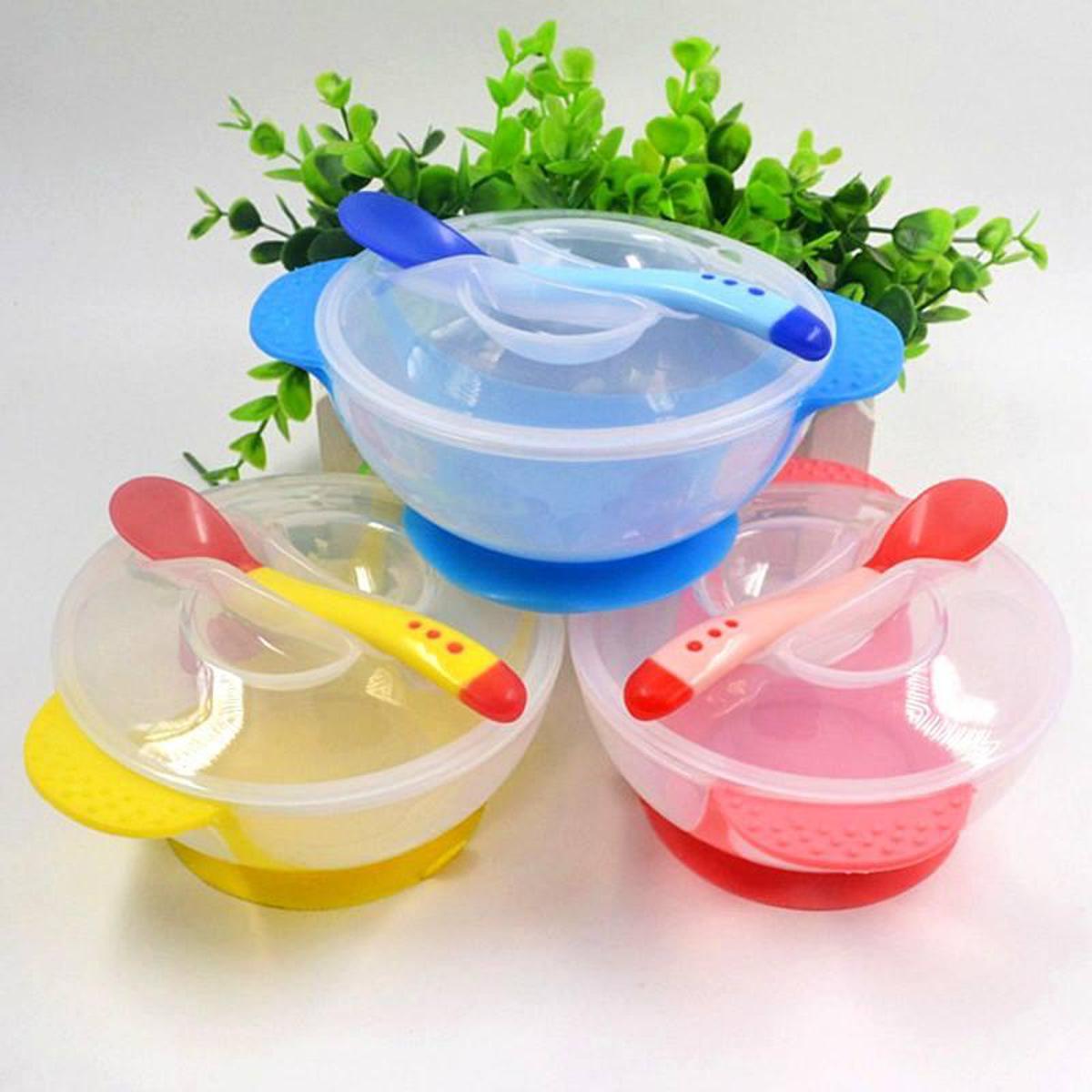 Picture of Baby Feeding Spoon and Bowl ((1 PCS ))- multicolor