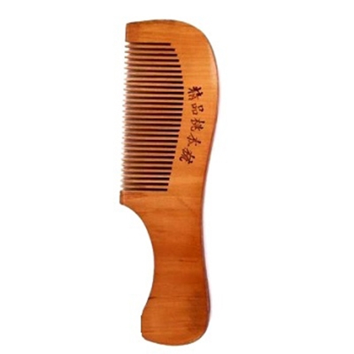 Picture of Royal Trikeel Wooden Hair Brush/Comb/Chiruni with handle [100% China Product]