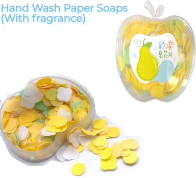 Picture of Portable Travel Boxed Mini Soap Paper 1 Box  Multicolor