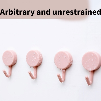 Picture of Strong Self Adhesive Hooks Key Storage Hanger for Kitchen Bathroom Door Wall Multi-Function decoration