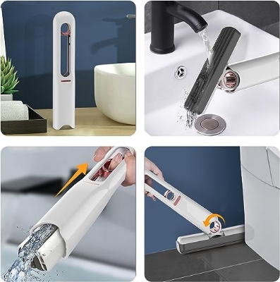 Picture of Portable Mini Mop Desktop Glass Mop Washable Lightweight Desk Cleaner Hands Free for Car Desk Bathroom