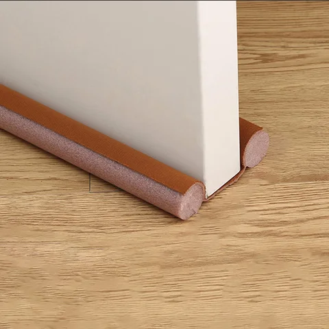 Picture of Flexible door bottom sealing strip soundproof noise reduction under door Muticolor 1pcs