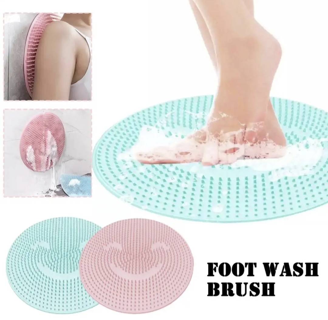 Picture of Silicone Bath Massage Cushion Brush,Non-Slip Back Massage Pad,Bathroom Wash Foot Mat 1pcs