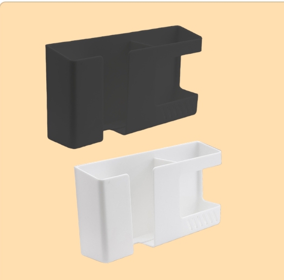 Picture of 1 pcs Multi-functional Wall Mobile phone charging holder stand with extra Storage Box, Remote Control holder,Mobile Phone Plug,Home Charging Shelf​