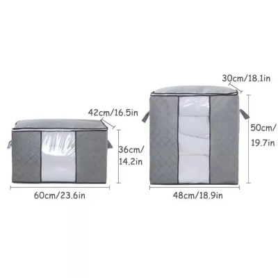 Picture of Premium Quality Winter Cloths Storage Organizer Bag / Eco Friendly Wardrobe Organizer 1pcs