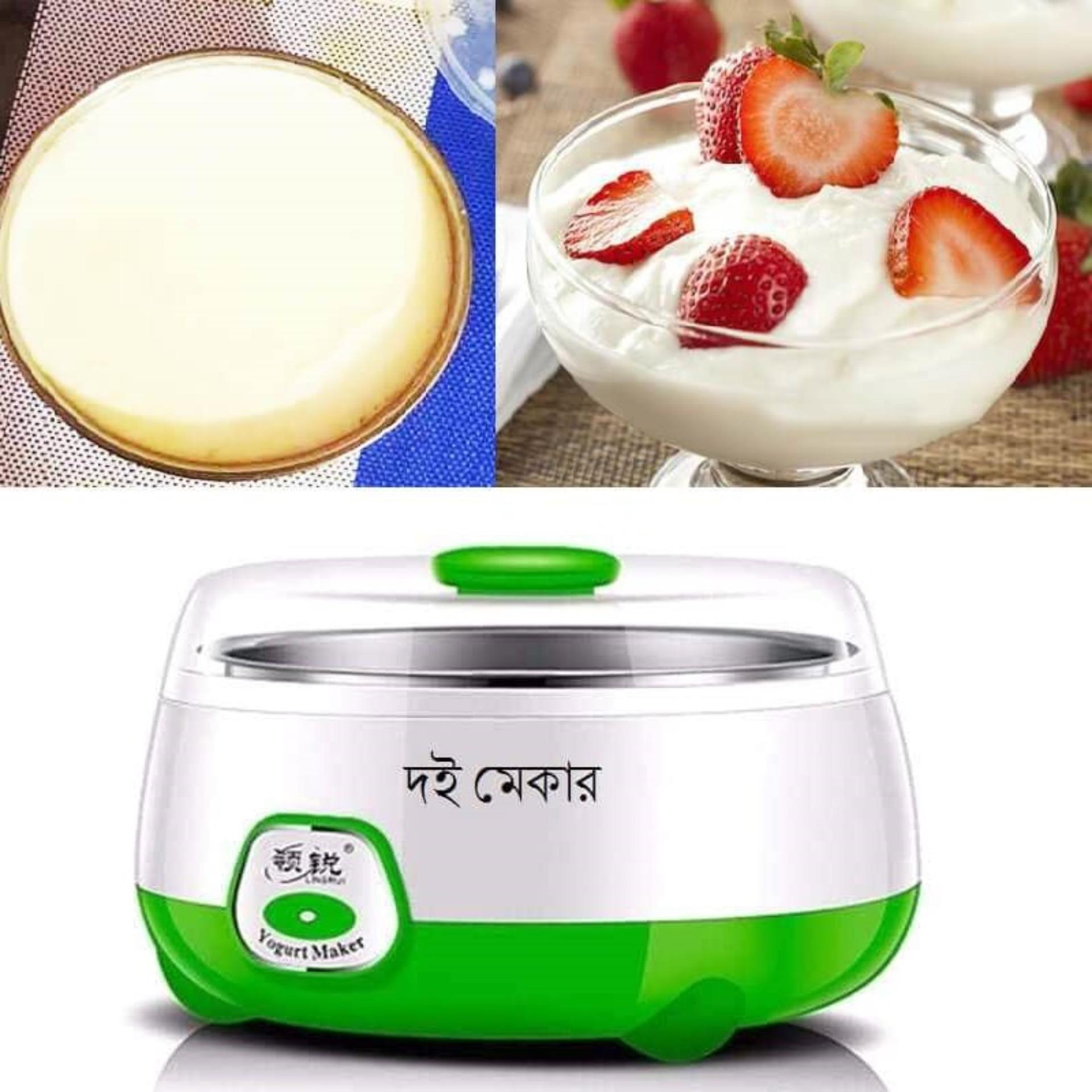 Picture of Automatic Yogurt Maker, 1L Household Electric Automatic Yogurt Maker Stainless Steel Inner Container 220V, Yogurt Maker