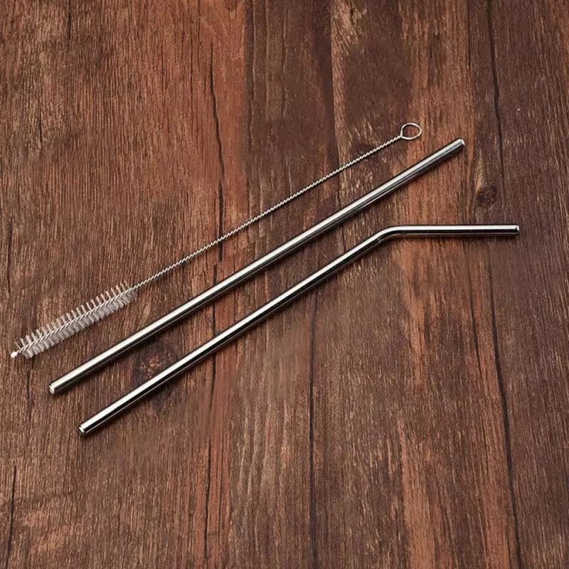 Picture of Metal Straws Reusable Metal Straw Stainless Steel Metal Straw Metal Straw Cleaner Metal Straw Metal Straw With Tumbler 3pcs pack