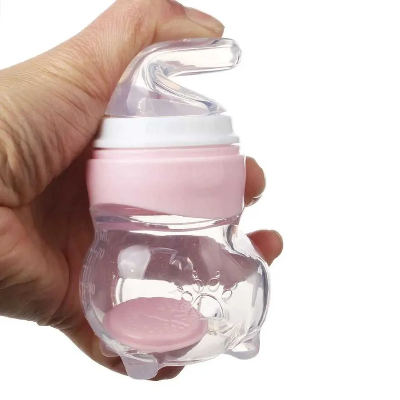Picture of 70ml 3-in-1 Multifunctional Squeeze Feeder: Silicone Bottle for Medicine, Water, and Milk