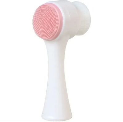 Picture of Hot Double-Sided Silicone Cleansing Brush: Portable Deep Pore Cleaning and Massage Tool
