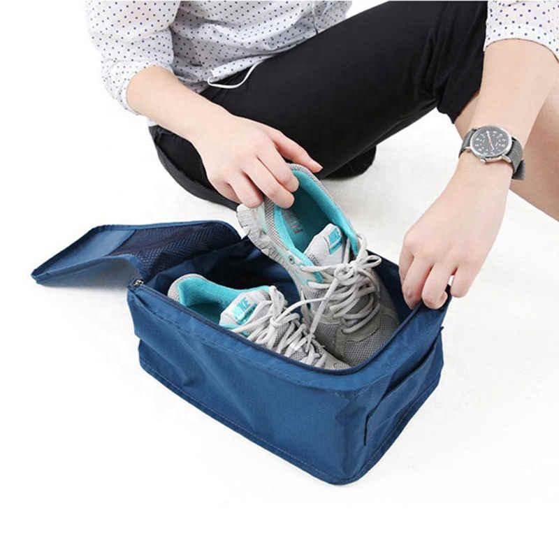 Picture of Waterproof Shoes Clothing Bag Convenient Travel Storage Bag Nylon Portable Organizer Bags Shoe Sorting Pouch