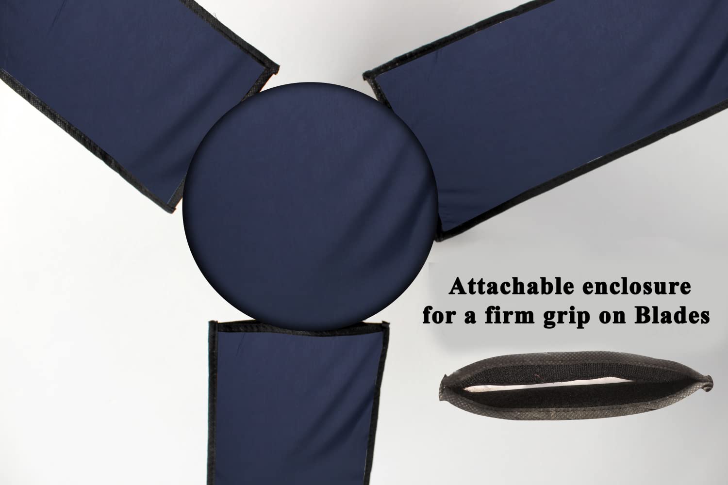 Picture of The Furnishing Tree Ceiling Fan Cover with attachable end closure Dustproof Polyester Three Blade Set of 1 Fan Cover