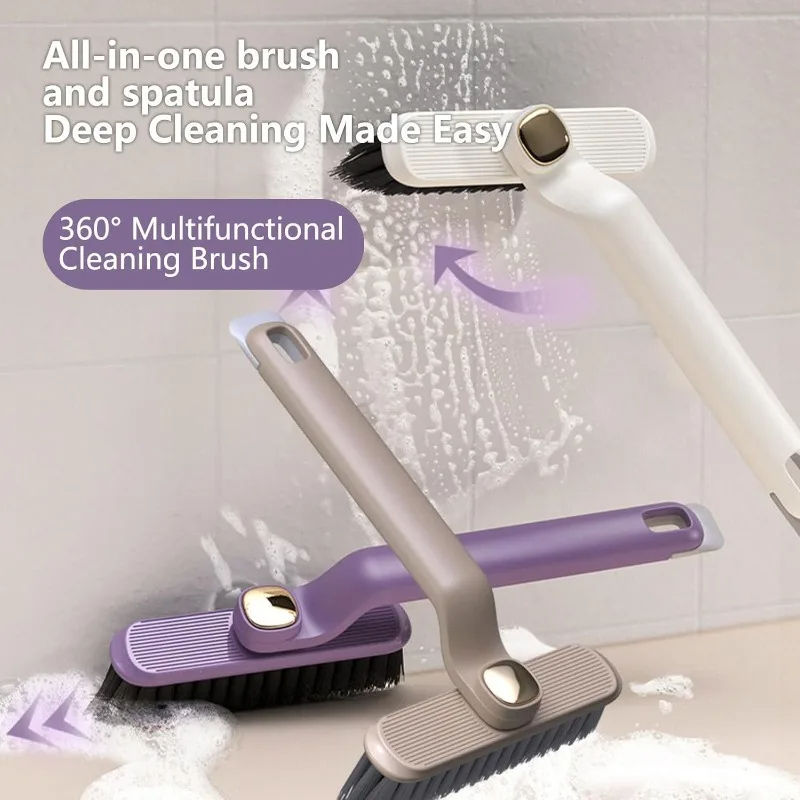 Picture of 2-in-1 Multifunctional Rotating Crevice Cleaning Brush for Bathroom and Kitchen Cleaning Brush for Crevice and Surface
