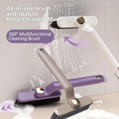 Picture of 2-in-1 Multifunctional Rotating Crevice Cleaning Brush for Bathroom and Kitchen Cleaning Brush for Crevice and Surface