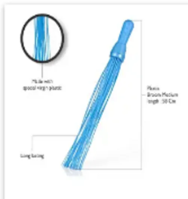 Picture of Plastic Gala Bed Broom Jharu plastic broom for bed Broom use