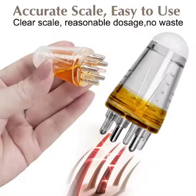 Picture of Hair Scalp Comb Oil Applicator Ball Root Comb Applicator Bottle Scalp Massager Hair Oil Applicator
