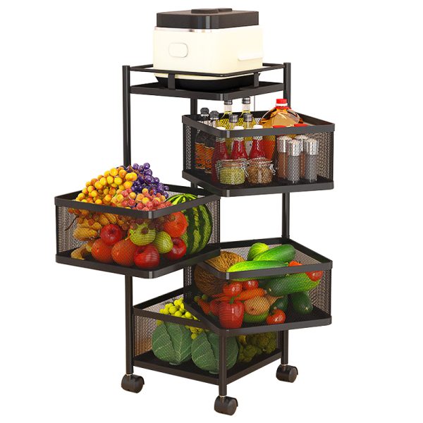 Picture of 4 Layer Square Shape Kitchen Rack