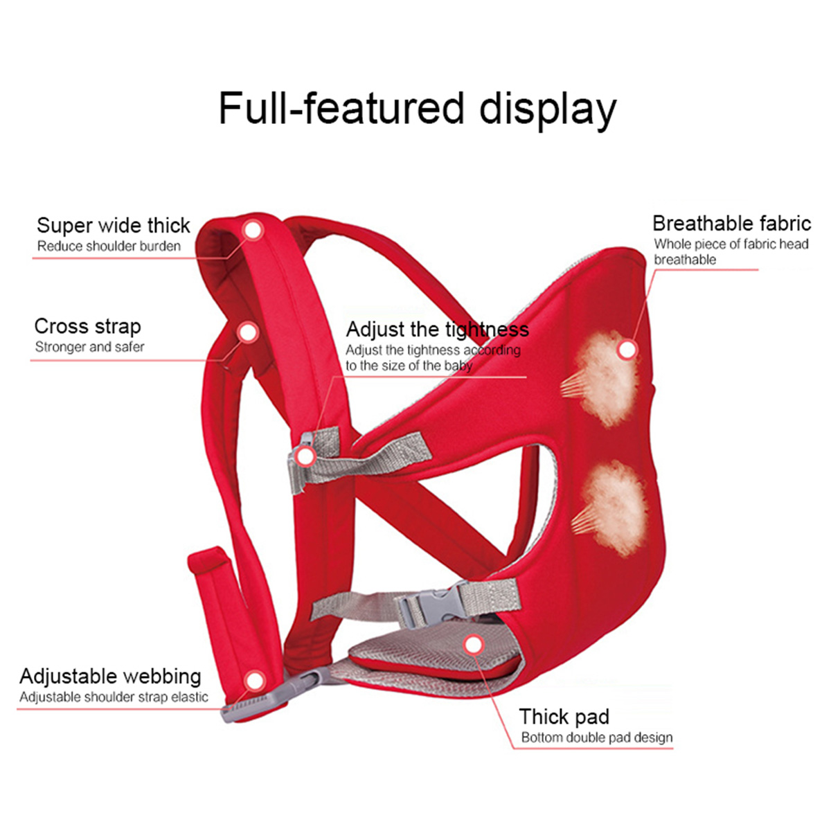 Picture of Premium Quality Baby Carrying Bag Facing Forward Baby Carrier for 6 Months to 24 Months