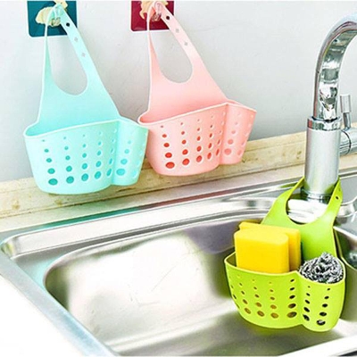 Picture of Kitchen Sink Sponge Holder Storage Basket - Kitchen Rack