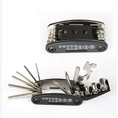 Picture of Cycle Repair Kit Multi Tool Repair Bicycle Tool Kit 16 in 1