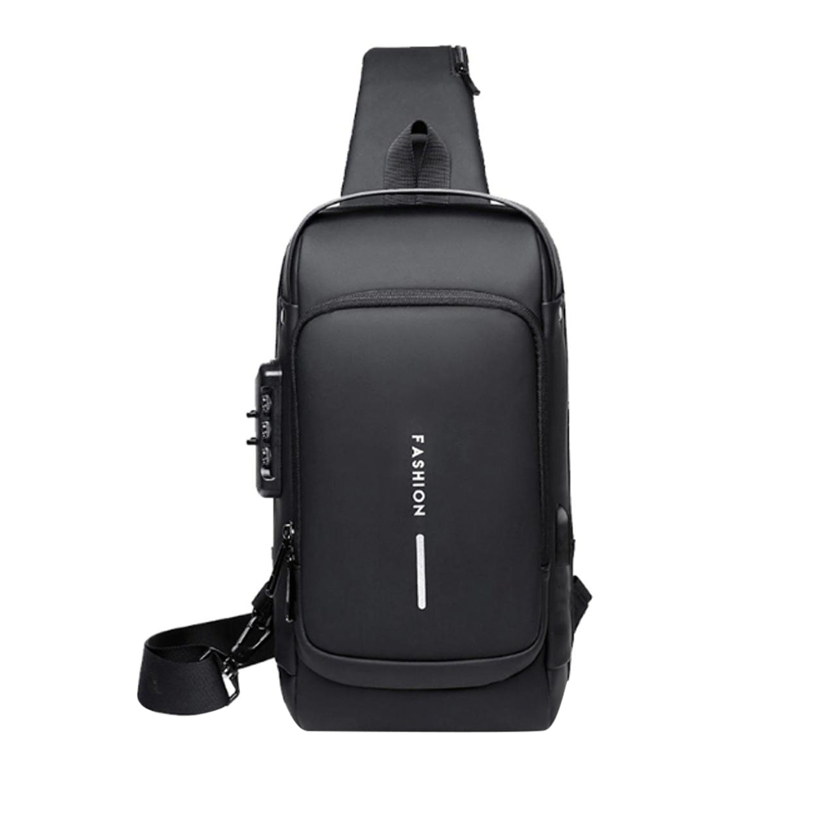Picture of Versatile -Men Multifunction Anti-theft USB Shoulder Bag Crossbody Bag Travel Sling Bag Pack Messenger Pack Chest Bag for Male- Avant-garde