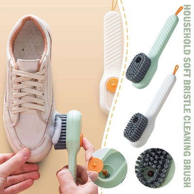 Picture of Multifunction Long Handle Liquid Shoe Brush cleaning Brush for Clothes Shoe Clothing washing Household Cleaning tools