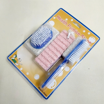 Picture of Foot Pedicure Set Health Pumice Stone Set With Handle Exfoliato