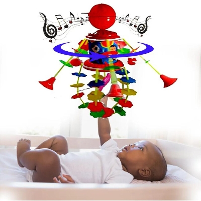 Picture of Musical Instruments, Marry Go Round Musical & Visual Toy For Your New Born Baby, No batteries Hassel